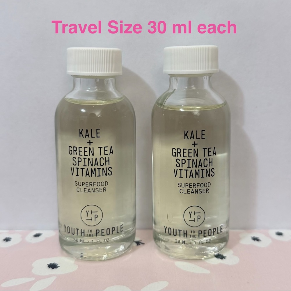 2- bottle Youth to the People Kale + Green Tea Superfood Cleanser - Travel Size